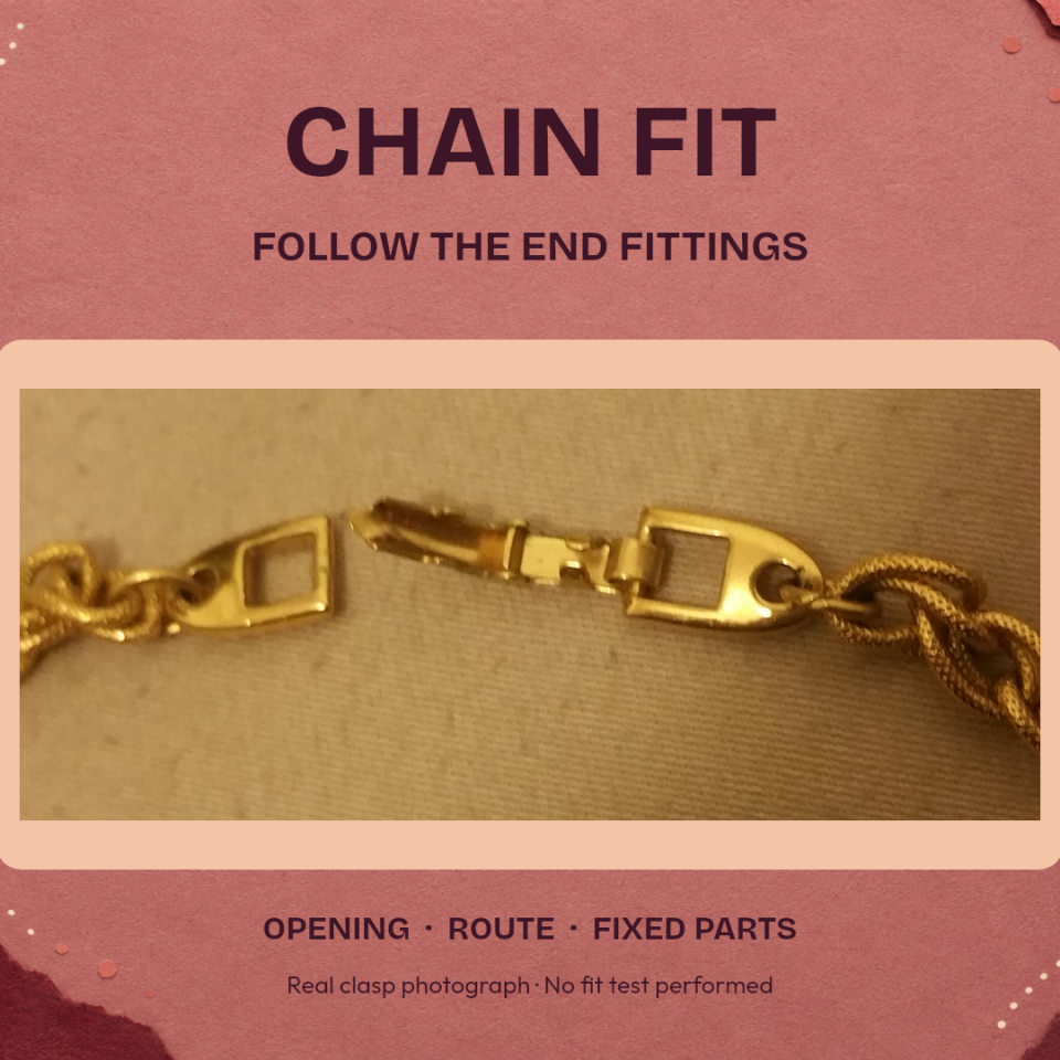 Will Your Chain Fit a Pendant? Follow the End Fittings